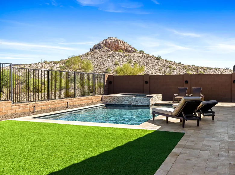 Mountain View Pool & Spa at 13768 W Forest Pleasant Place, Peoria Arizona