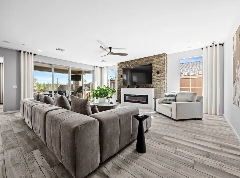 Great Room Patio View at 13768 W Forest Pleasant Place, Peoria Arizona