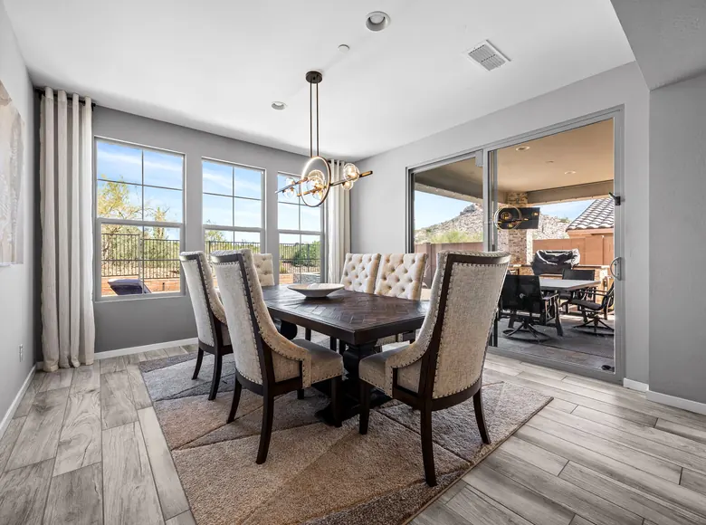 Dining Room Patio View at 13768 W Forest Pleasant Place, Peoria Arizona